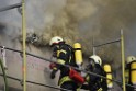 Dachstuhlbrand Koeln Poll Geislarerstr P166